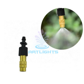 COMBO 20 BÉC PHUN SƯƠNG ĐỒNG 1 cửa kết nối dây 6/8, béc tưới, vòi phun sương tưới lan, cây cảnh, làm mát