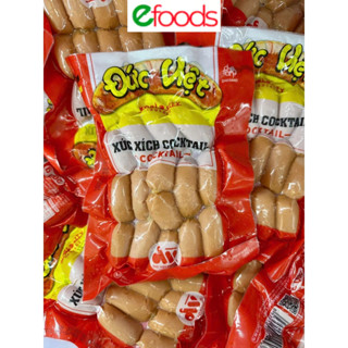Xúc Xích Cocktail Đức Việt 200g, Xúc Xích Bi Vị Ngon Đặc Trưng-Thả Lẩu, Hấp, Chiên (Hỏa Tốc HN)