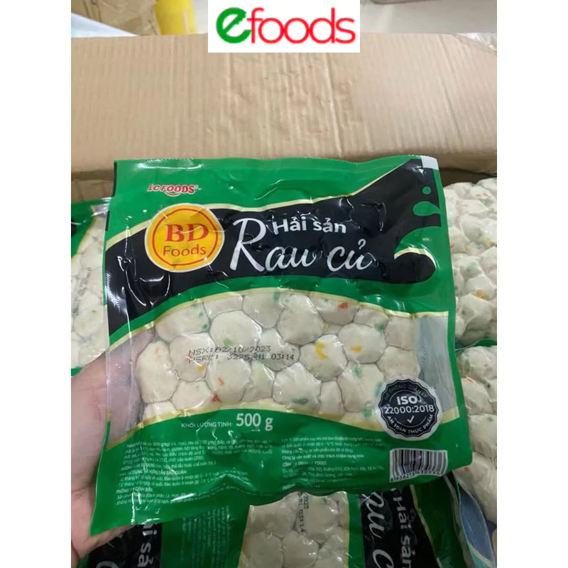 Viên rau củ 500g, cá viên, tôm viên, bò viên, rau củ viên Thả lẩu hết ý thơm ngon, xiên que vỉ hè, xiên sạch