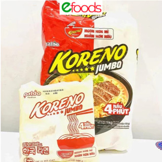 Mỳ Koreno Jumbo gói 100g, Mỳ Lẩu, Mỳ Ăn Liền, Mỳ Cay (Hỏa Tốc HN)