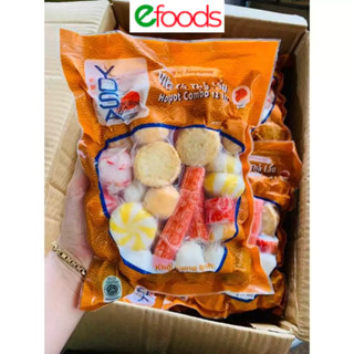  Viên thả lẩu 12 in 1 YOSA 454g của singapore Mix 12 vị yosa viên thả lẩu mix vị 