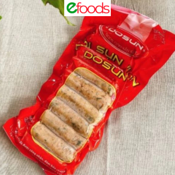 Dồi Sụn ĐỎ Dosun 500g , dồi sụn nướng Hà nội, dồi sụn hà thành