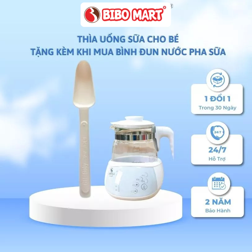 [QT ngẫu nhiên] Thìa Uống Sữa Cho Bé Chất Liệu Nhựa An Toàn Cho Trẻ Tặng Kèm Khi Mua Bình Đun Nước P