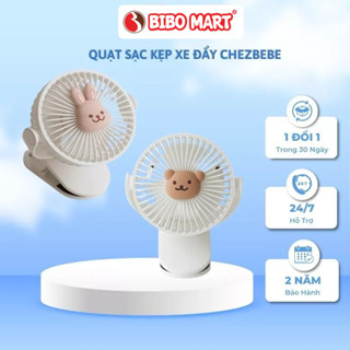  Quạt sạc kẹp xe đẩy cho bé 3 cấp độ gió cổng sạc USB xoay 360 độ linh hoạt chất liệu nhựa ABS- Nimo 