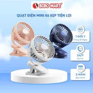  Quạt Điện Mini Kẹp Xe Đẩy Cho bé - Quạt Để Bàn Tiện Lợi Tích Điện Xoay 360 Độ - Nimo 