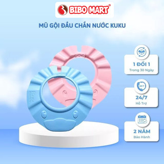 Mũ Tắm Gội Đầu Chắn Nước Cho Bé Kuku Chất Liệu Eva Cao Cấp An Toàn Cho Trẻ- Nimo