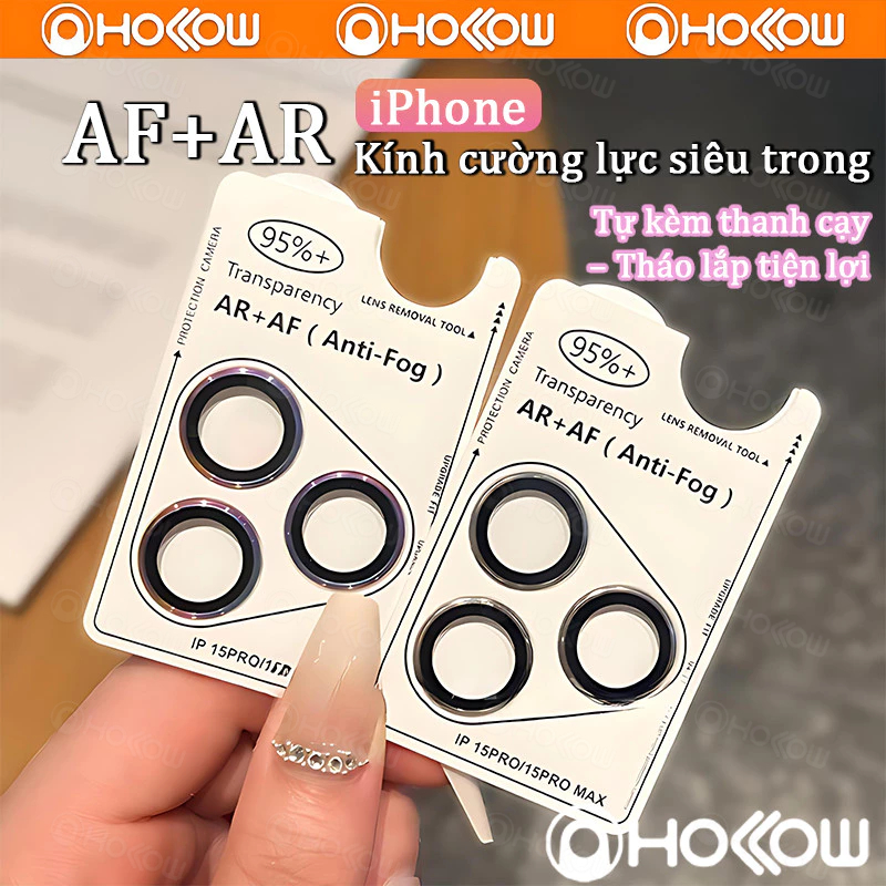 Miếng dán camera iPhone AR AF cao cấp định vị chính xác chống chói chống xước cho iPhone 11 12 13 14