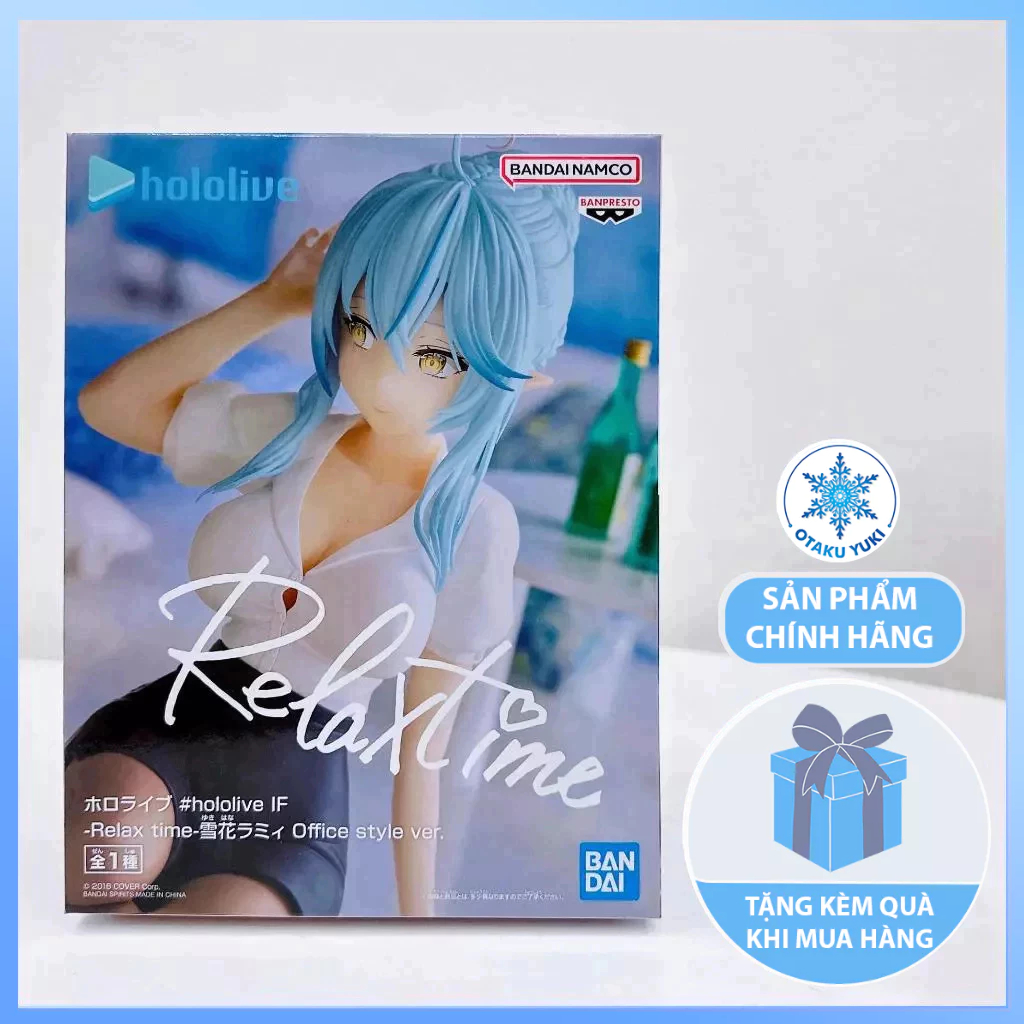 Mô Hình Yukihana Lamy - Office Style Ver. - Relax Time Hololive Figure (Banpresto)