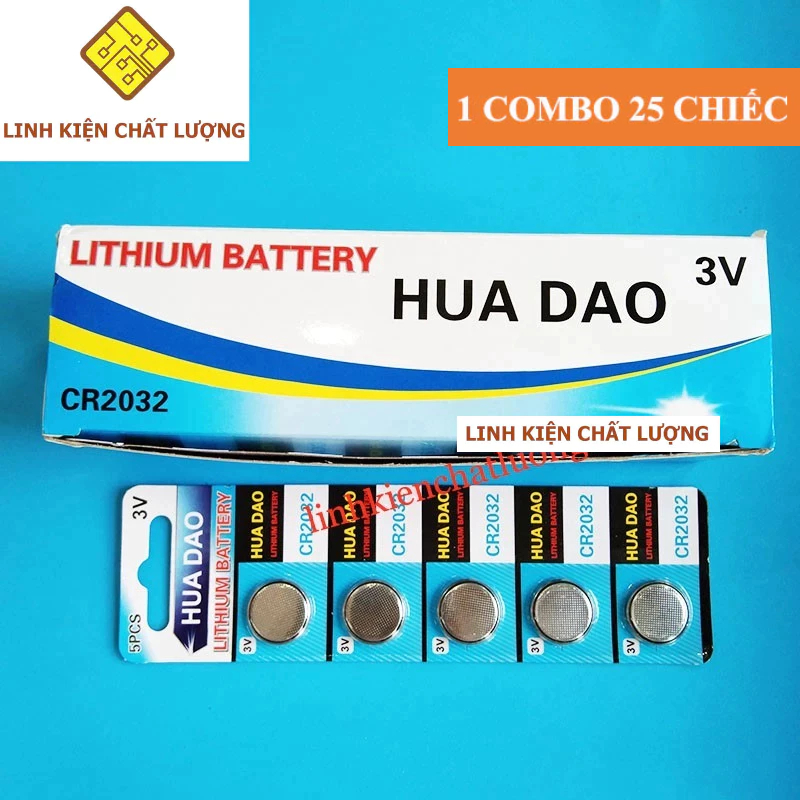 PIN CR2032 Lithium (25 chiếc)