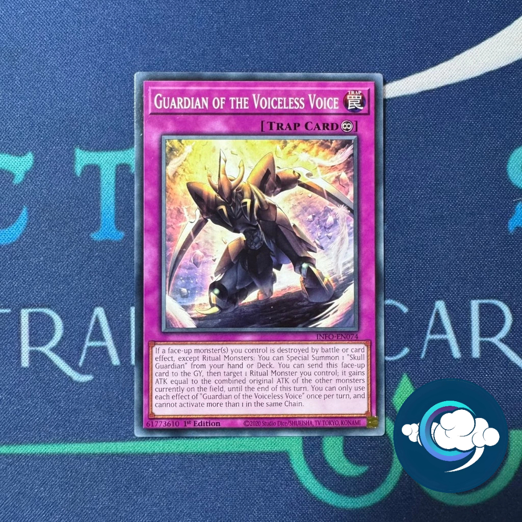 Yugioh Card - INFO-EN074; Guardian of the Voiceless Voice; Common