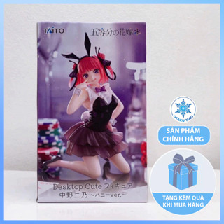 Mô Hình Nakano Nino Bunny Ver - Gotoubun no Hanayome - Desktop Cute Figure chính hãng (Taito)