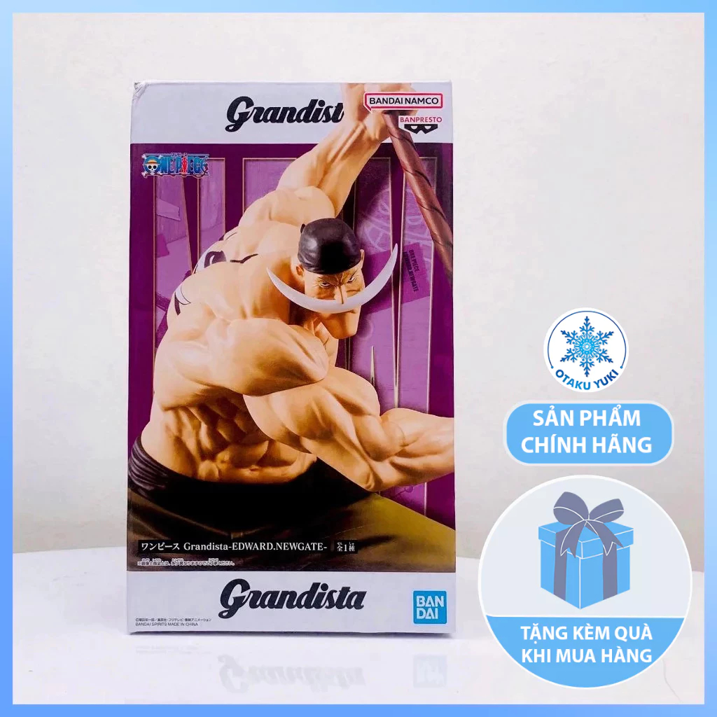 Mô Hình Edward Newgate - Grandista One Piece Figure Chính Hãng (Banpresto)