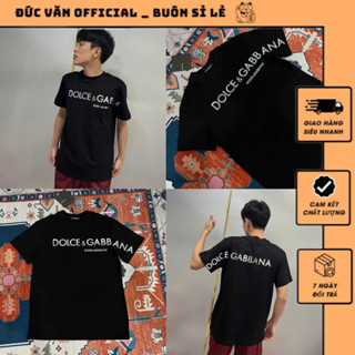 Áo Phông Nam Nữ D.G Chữ Cao Su Tráng Gương Dập Nổi Cao Thành Siêu Nét_Áo Thun Nam Chất Vải Cotton Co Dãn Chất Mát