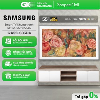 QA55LS03DA - Miễn Phí Lắp Để Bàn HCM - Smart Tivi Qled Samsung 55 Inch The Frame LS03D QLED 4K QA55LS03DAKXXV