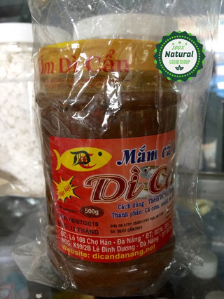 Mắm cá cơm Dì Cẩn 500gramĐặc sản Đà Nẵng