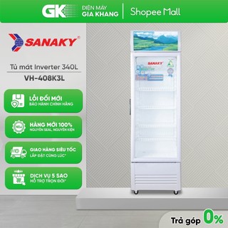 Vh-408k3l - tủ mát inverter sanaky 340 lít vh-408k3l