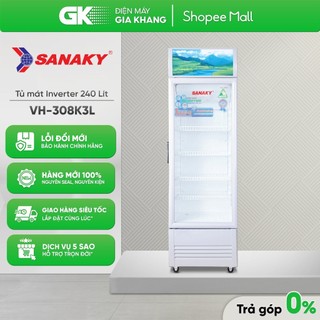 Vh-308k3l - tủ mát inverter sanaky vh-308k3l 240 lít