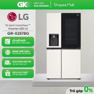  GR-X257BG Tủ Lạnh LG Inverter 635 Lít Side By Side InstaView Door-in-Door{GIẢM 10%} 