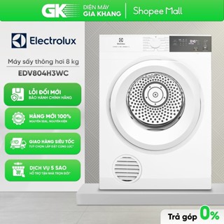  EDV804H3WC - Máy Sấy Quần Áo Thông Hơi Electrolux 8 Kg EDV804H3WC  Toàn Quốc {GIẢM 10%} 