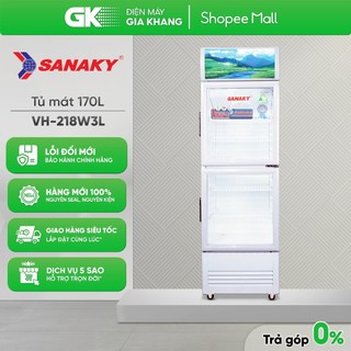 Tủ mát sanany vh-218w3l 170 lít
