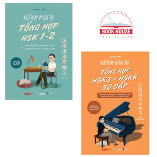  Sách - Ngữ pháp và bài tập tổng hợp HSK 1 2 3 + HSKK sơ cấp - Tác giả Nguyên Trần  bookhouse-537  