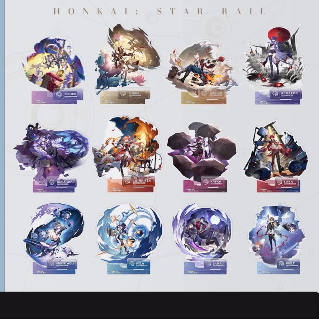 [Honkai: Star Rail] Giá Đỡ Standee Trưng Bày Nhân Vật HSR Vận Mệnh Hư Voo