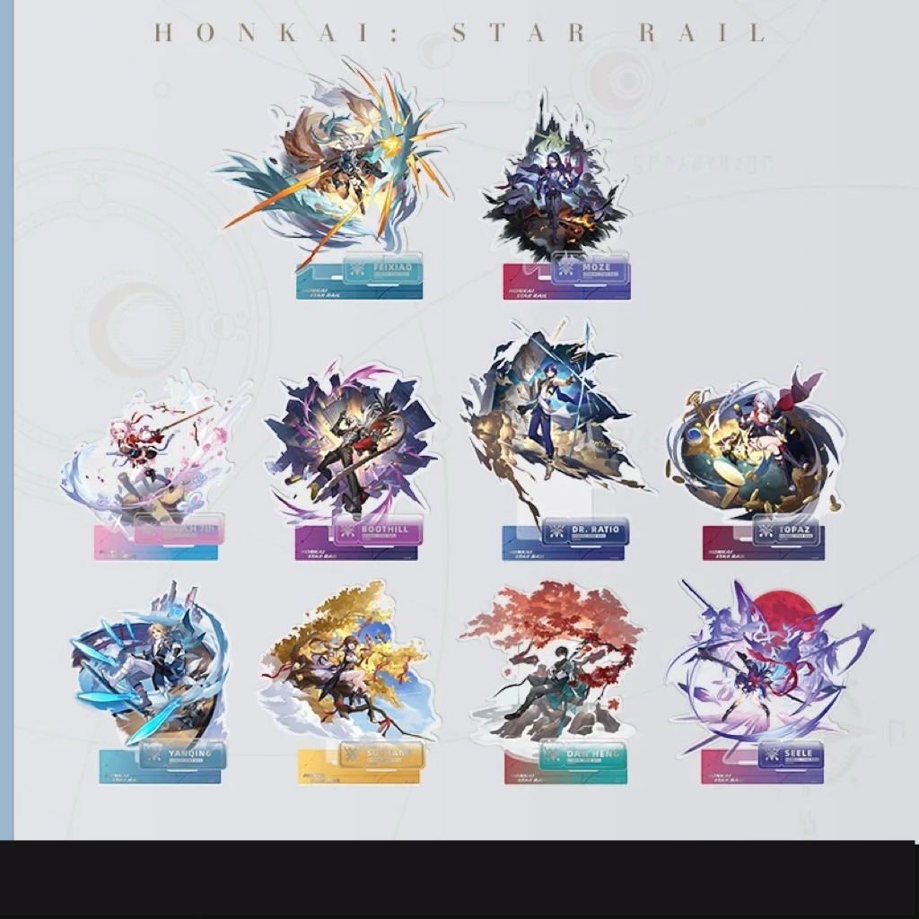 [Honkai: Star Rail] Giá Đỡ Standee Trưng Bày Nhân Vật HSR Vận Mệnh Săn Bắn