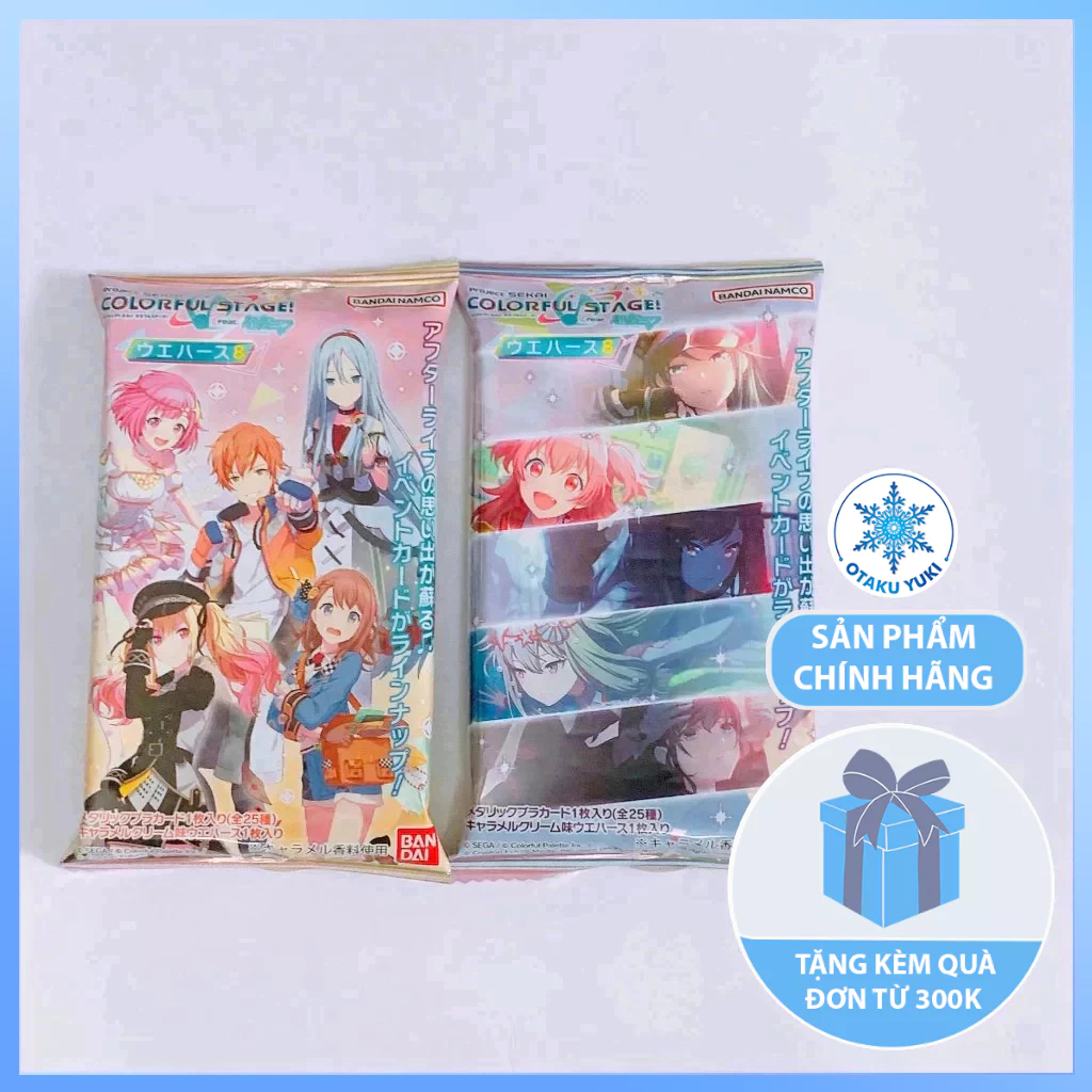 Gói Thẻ Nhân Phẩm Pack Card Project Sekai Wafer 8