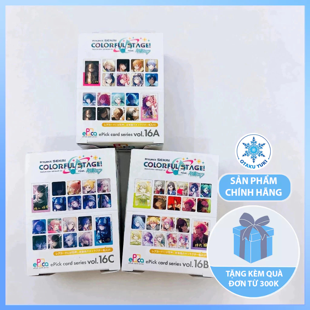 Gói Thẻ Pack Card Project Sekai Colorful Stage Feat. Hatsune Miku ePick card series vol.16