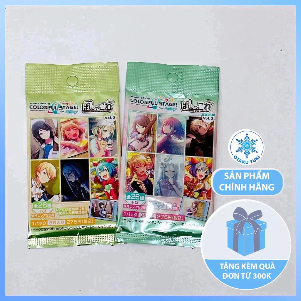 Gói Thẻ Pack Card Pola Project Sekai Colorful Stage Feat. Hatsune Miku Vol 3