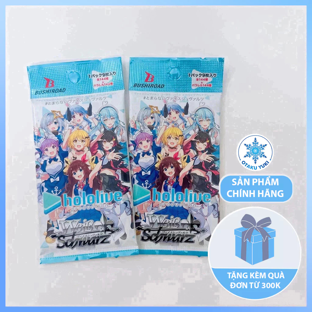 [Chính Hãng] Gói Thẻ Nhân Phẩm Hololive (Weiss Schwarz)
