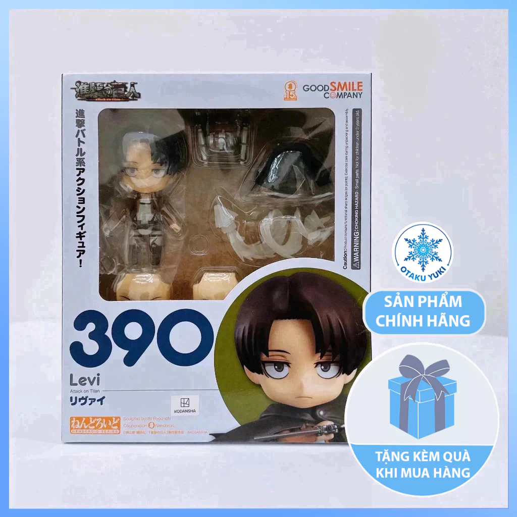 [Chính Hãng] Mô Hình Nendoroid Levi - Nendoroid 390 Attack On Titan