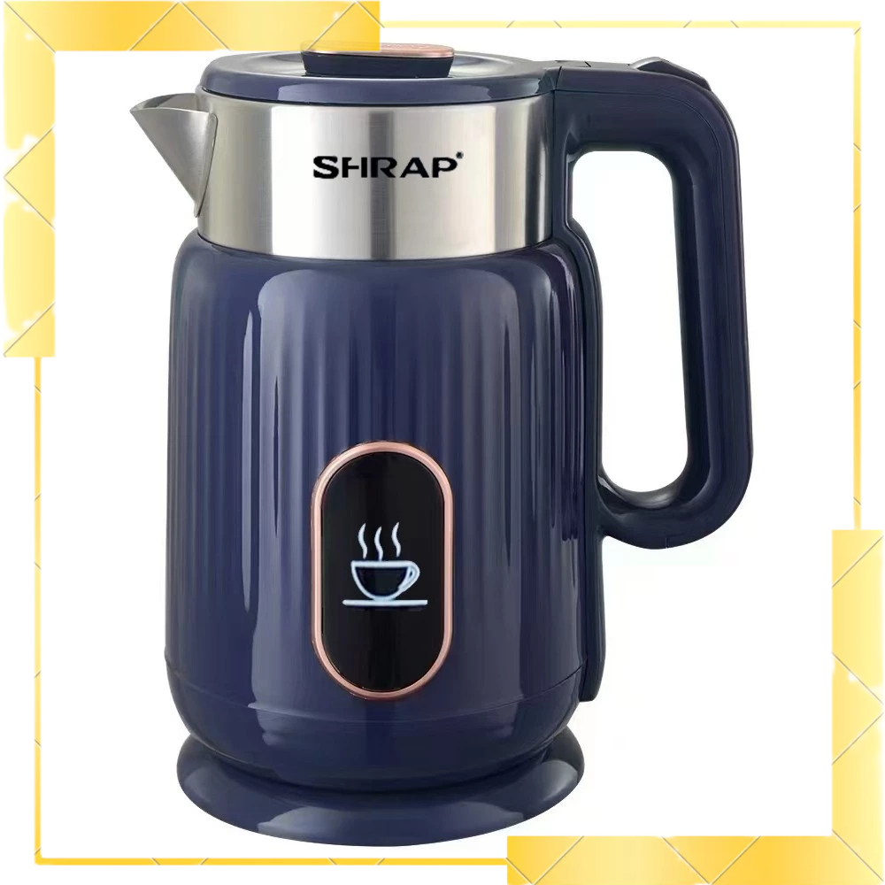Ấm Siêu Tốc Mẫu Mới SHRAP SH-86 Dung Tích 3.2L Có 2 Lớp Cách Nhiệt, Công Suất 1500W Tự Động Ngắt Khi Sôi