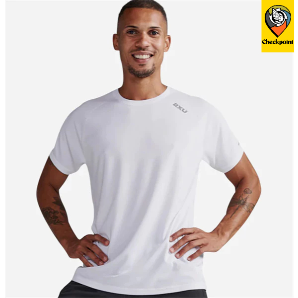 Áo Thun Chạy Bộ Nam 2XU Aero Tee Siêu Nhẹ, Thoáng Khí - Nhiều Màu - Checkpoint