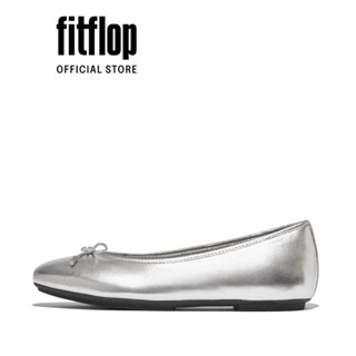 Giày Ballerina Nữ DELICATO BOW SOFT METALLIC-LEATHER BALLET FLATS IH2-011