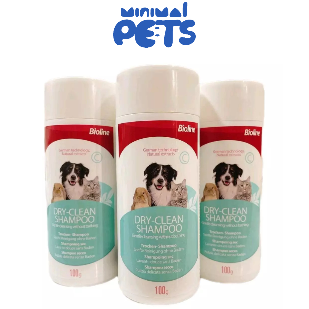 Phấn tắm khô BIOLINE Dry-Clean Shampoo cho chó - MINIMAL Pet