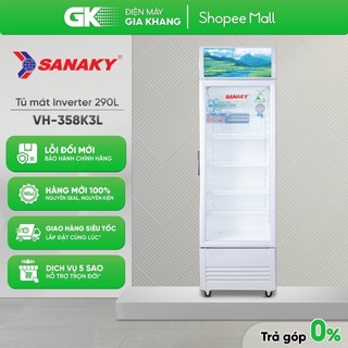 Vh-358k3l - tủ mát inverter sanaky vh-358k3l - dung tích 290 lít