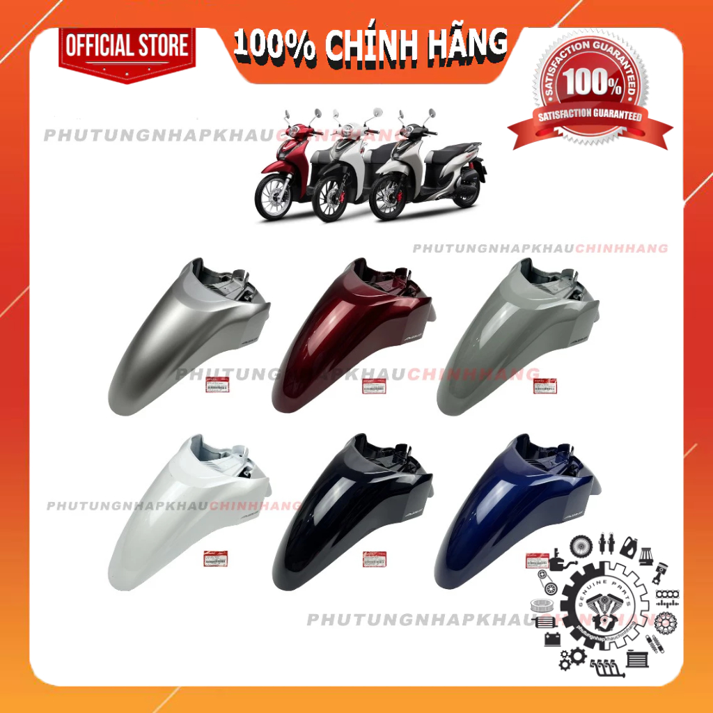 Dè trước Sh Mode 125 4 val 2021 2022 2023 2024 chính hãng, Mỏ dè Chắn bùn trước Sh Mode 4 val K1N - 
