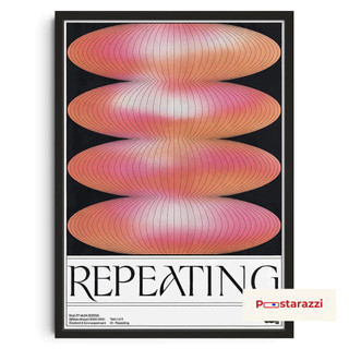  Tranh Treo Tường "REPEATING" Decor Phòng Ngủ Poster Canvas trang trí bàn làm việc bàn học 