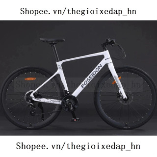 Xe Đạp Touring POSEIDON PS600 Khung Nhôm Không Mối Hàn, Cối Nổ ARC, Bộ Đề Shimano ALTUS 24 Tốc Độ, Phanh Dầu Shimano