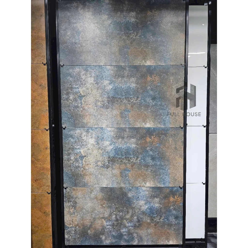 Gạch lát nền Ấn độ 60x120cm họa tiết rỉ sét men matt- gạch ốp lát chất lượng cao (NEW)