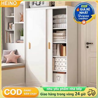 HEINO Tủ quần áo cánh lùa chất liệu MDF chống ẩm mốc sức chứa lớn thương hiệu thiết kế đa dạng,bền đẹp