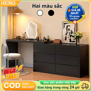 【Cheapest Bàn trang điểm bàn phấn thông minh có tủ để đồ tủ lưu trữ tủ đầu giường, Chống ẩm gỗ
