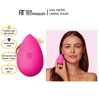 Bông Mút Trang Điểm Tán Nền Giọt Nước RT REAL TECHNIQUES Miracle Complexion Dễ Tán Mềm Mịn (Size L)
