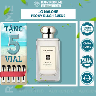 Nước hoa unisex nam nữ JML Peony Blush Suede mùi hương nữ tính, sang trọng, tiểu thư RubyPerfume