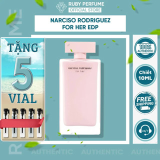 Nước hoa nữ hương phấn Narciso Rodriguez For Her Edp - Nar hồng nhạt cao- Rubyperfume
