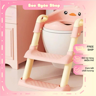 Ghế Ngồi Vệ Sinh Tập Bô Cho Trẻ Em Với Bậc Thang, Ghế Tập Vệ Sinh Cho Bé Trai, Bé Gái – An Toàn, Tiện Dụng