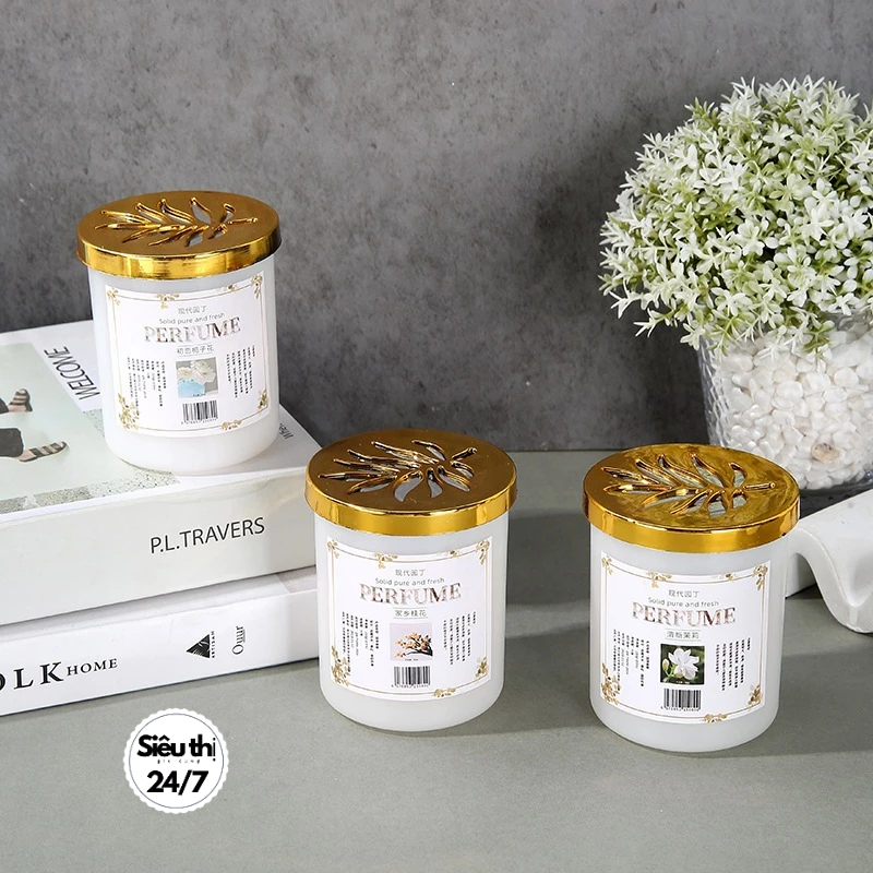 ❌NEW❌ Sáp Khử Mùi Thơm Phòng, Nhà Vệ Sinh, Xe Hơi Perfume Thư Giãn Giảm Stress Lưu Hương Thơm Mát Dài Lâu 88604