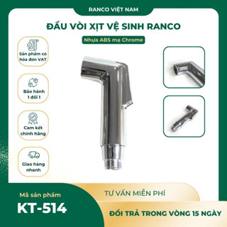 Đầu vòi xịt vệ sinh, vòi xịt nước, vòi xịt bồn cầu toilet RANCO chính hãng KT - 514