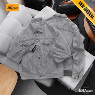  Áo Khoác Jeans Nam ICON105 ICON DENIM Lightweight Light Grey Form Loose AKID0219 - AKID0225 